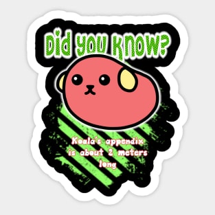 Did you know? 10 Sticker